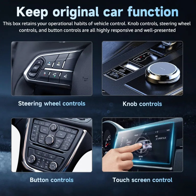New 2026 Wireless CarPlay Adapter Plug & Plug Auto Connect - Compatible for IPhone & Android