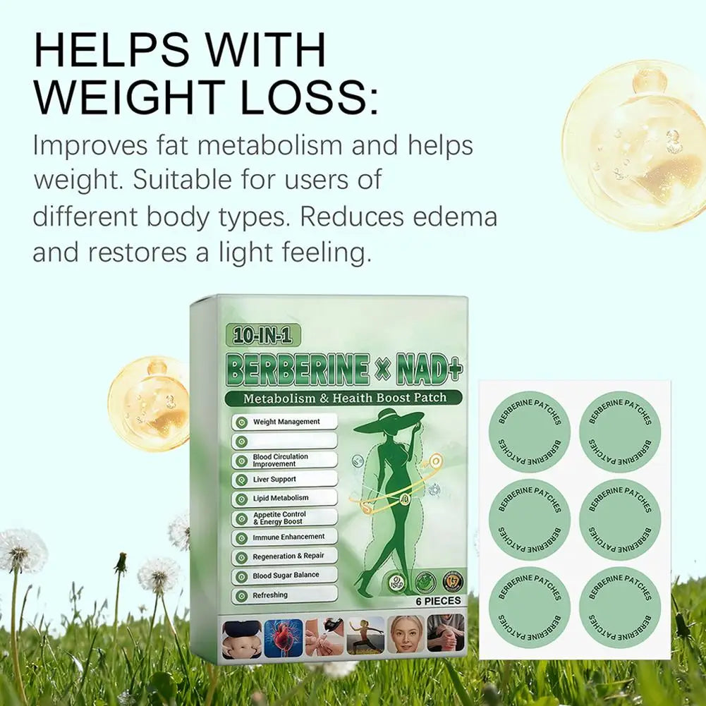 10-in-1 Berberine NAD+ Weight Management Patch