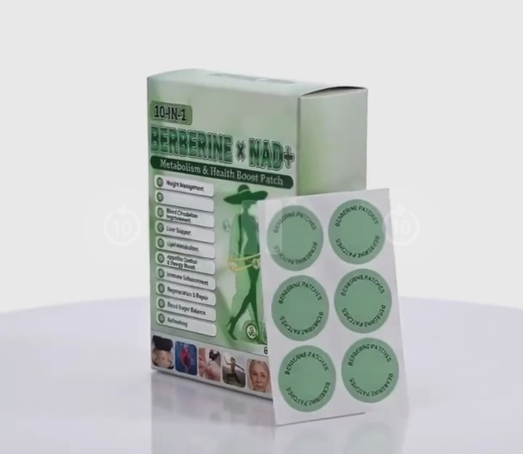 10-in-1 Berberine NAD+ Weight Management Patch